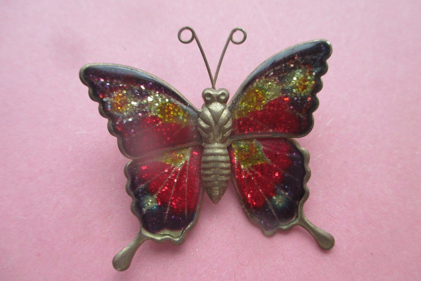 Enamel Butterfly broach
