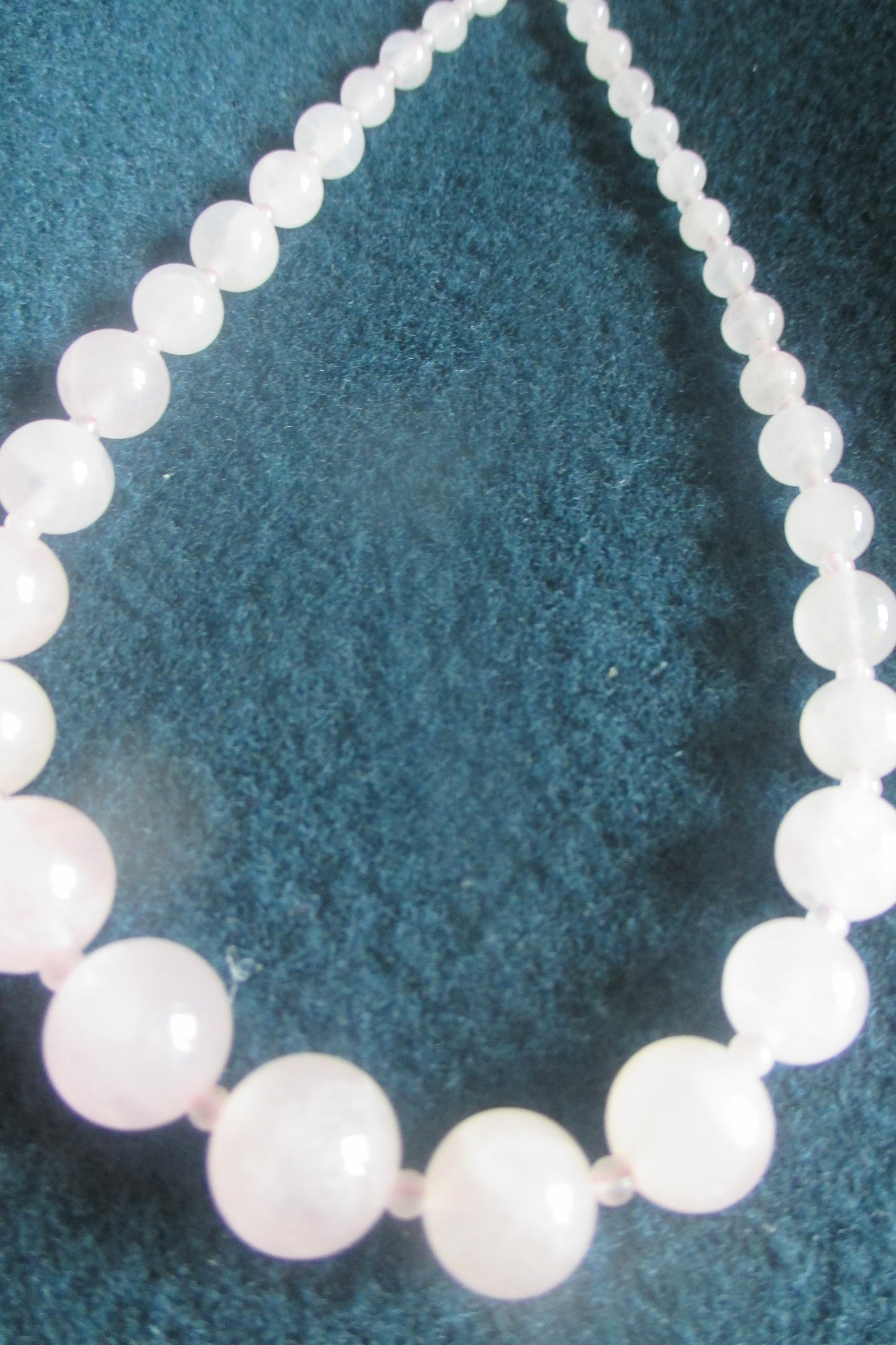 Rose stone necklace