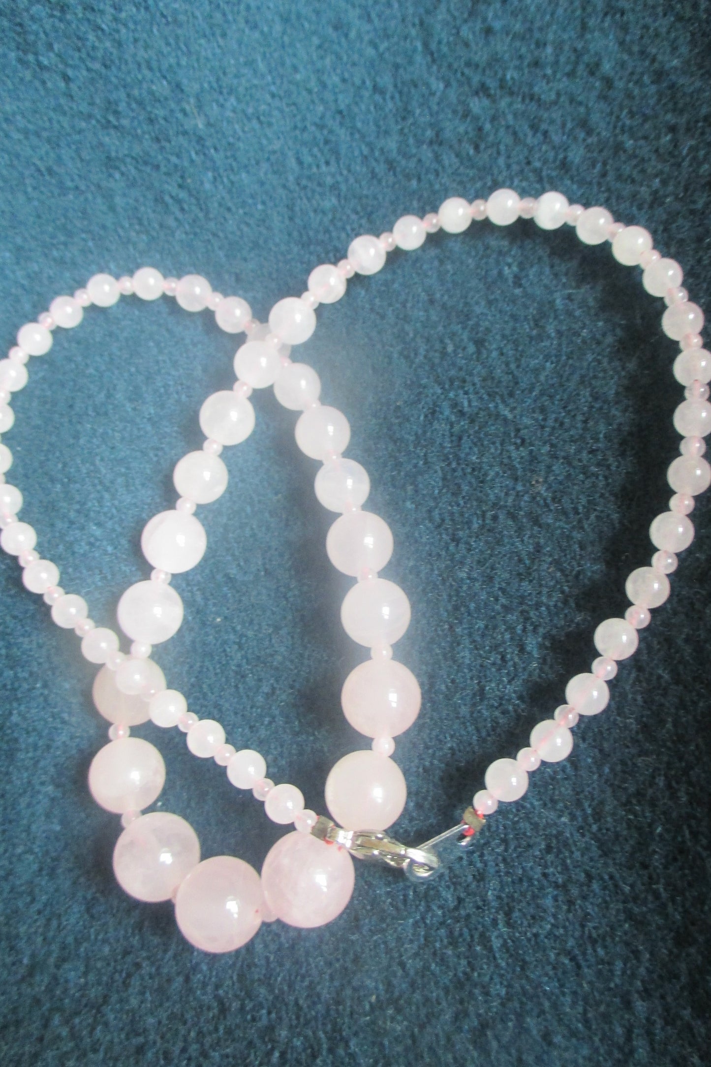 Rose stone necklace