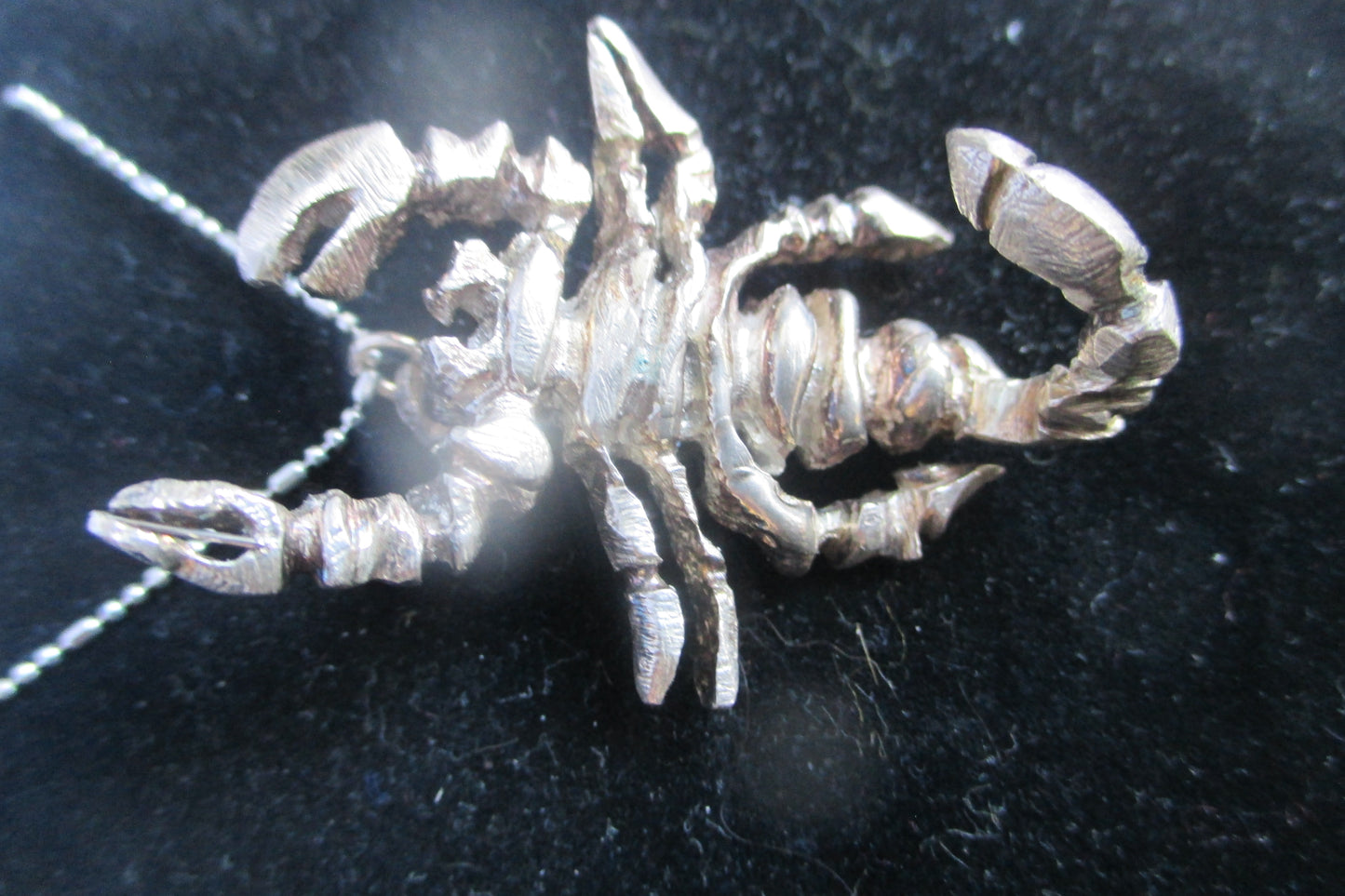 Silver Scorpion pendant