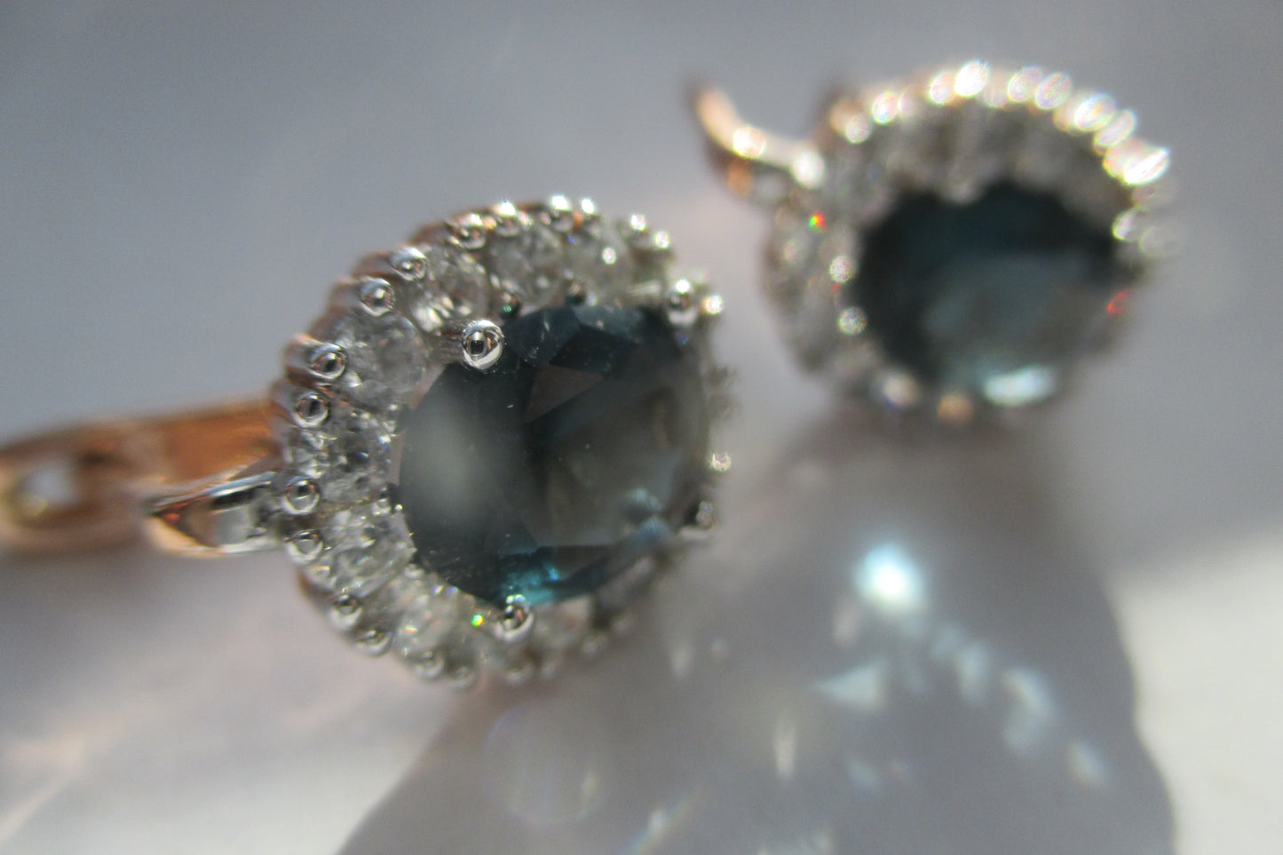 Accent clip earrings