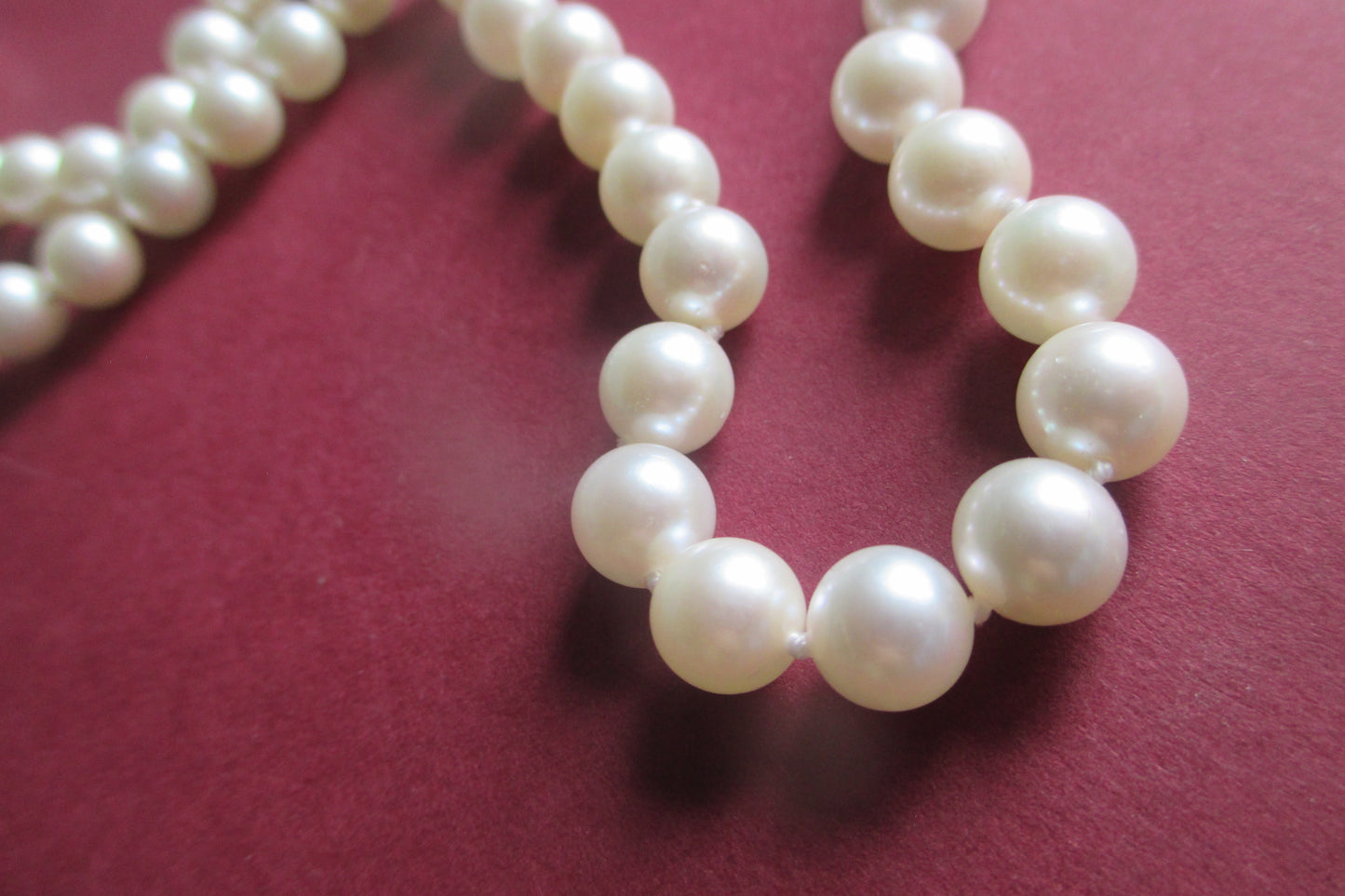 White sea pearl necklace