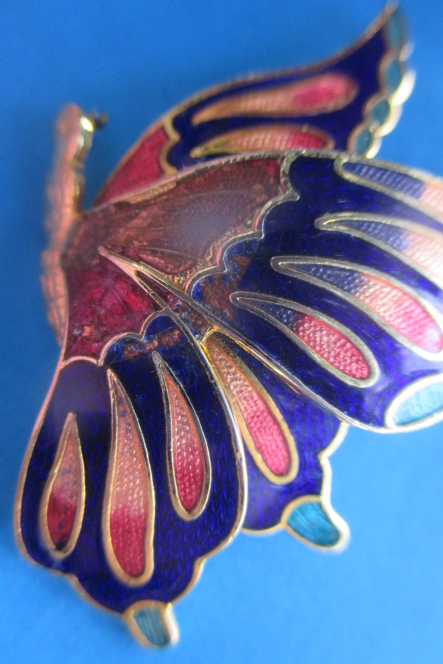 Enamel Butterfly broach