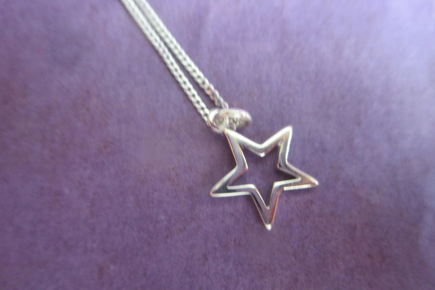 Silver star pendant