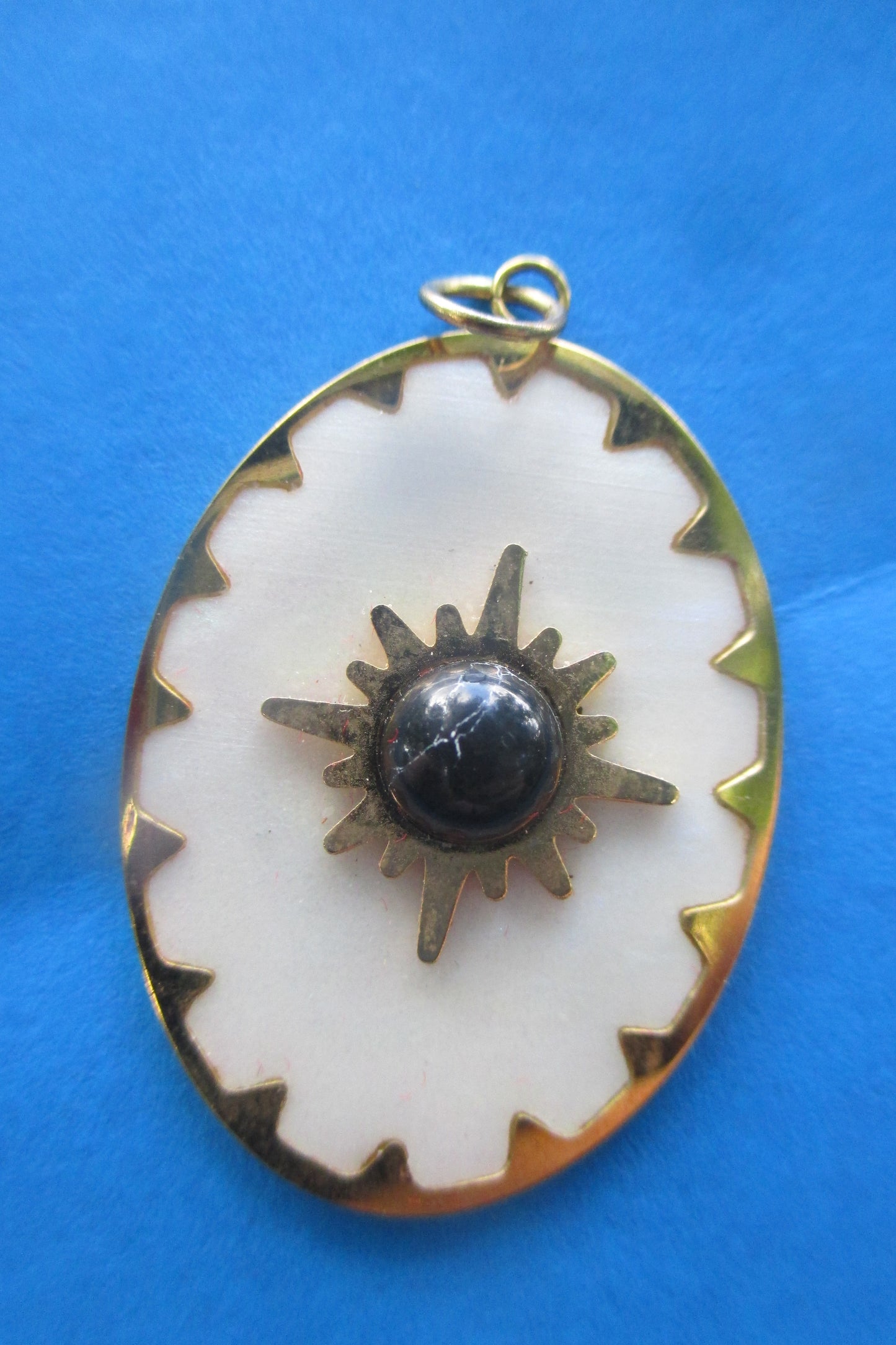 Enamel star pendant