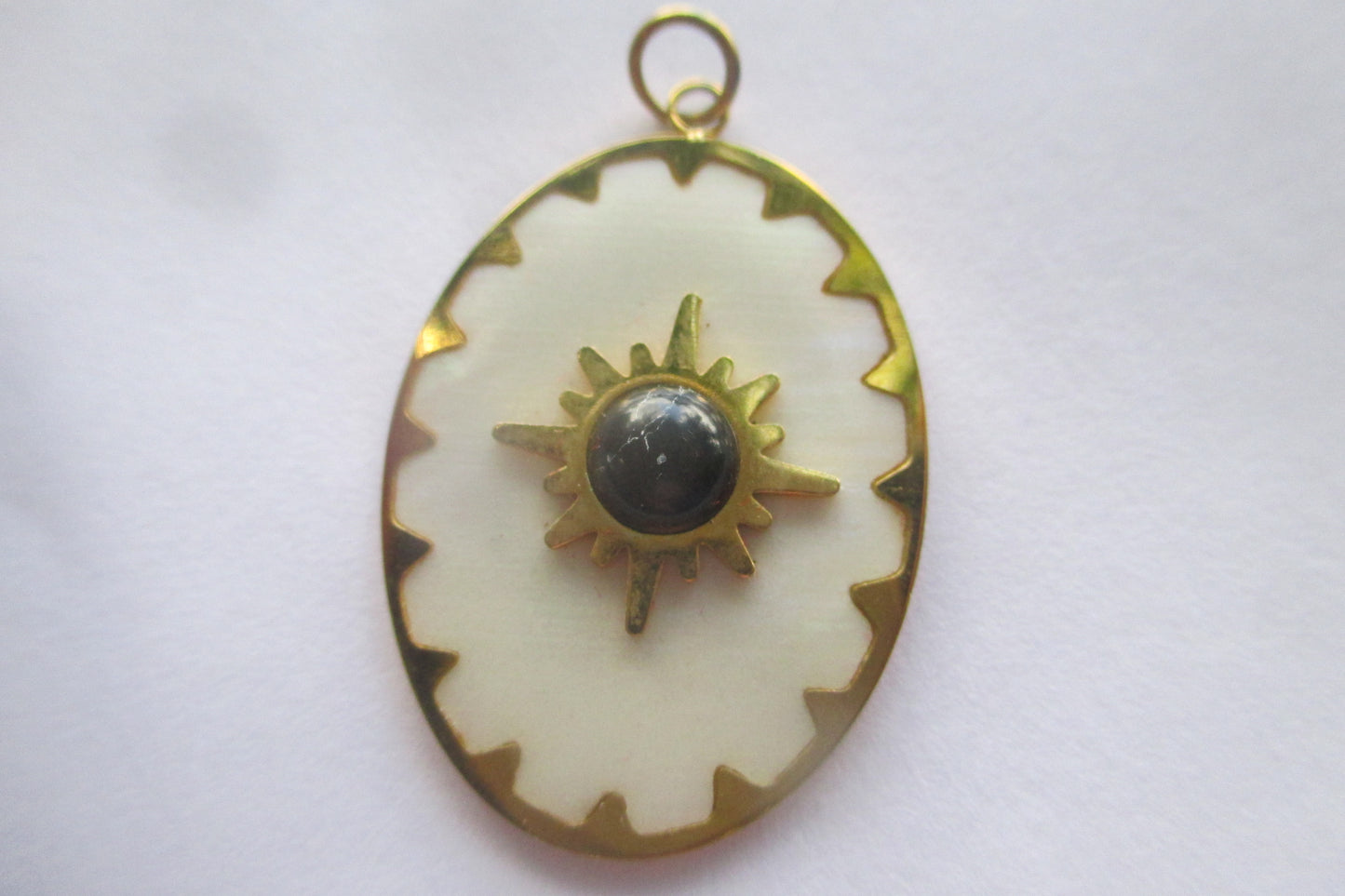 Enamel star pendant