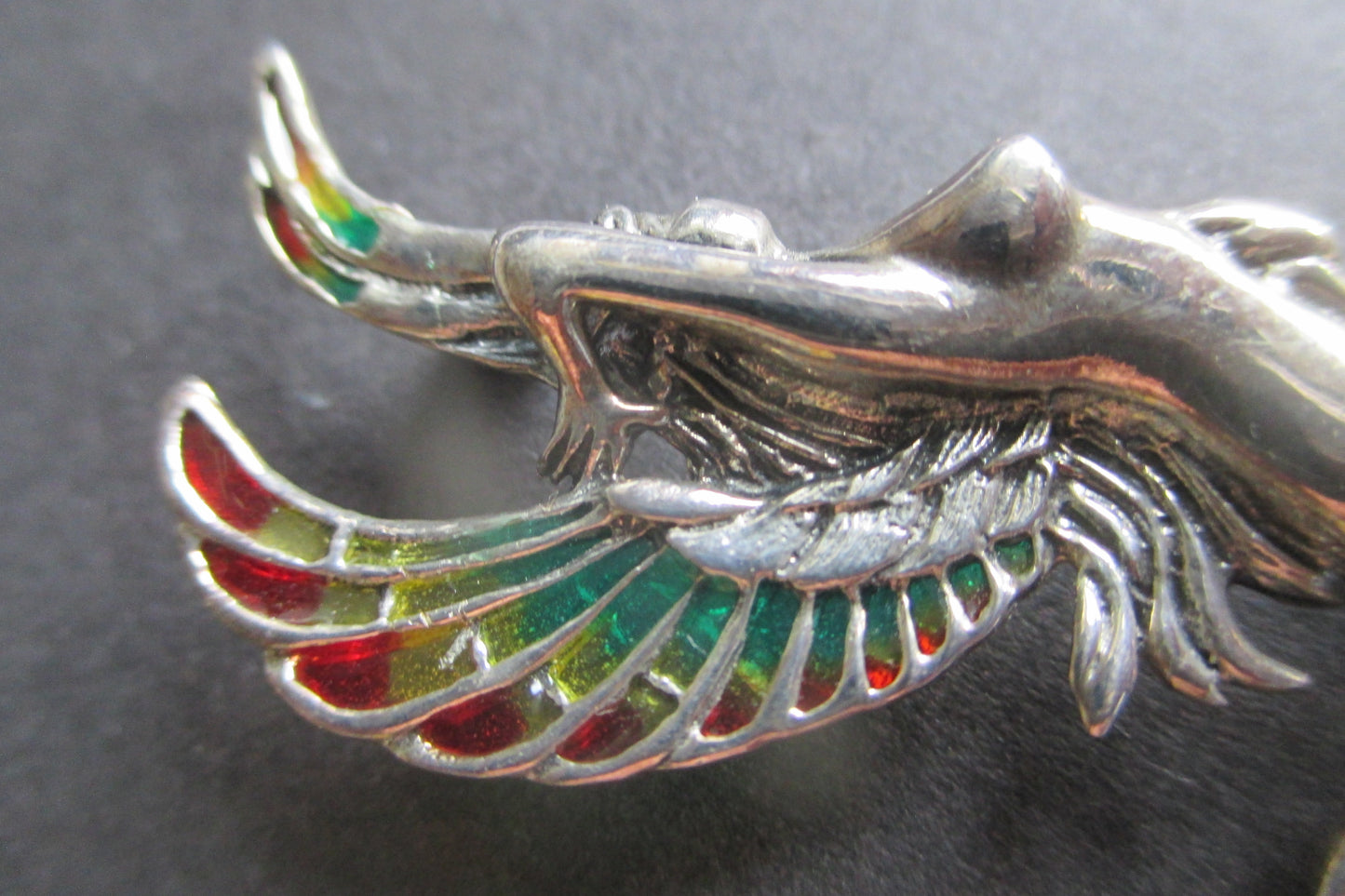 Angel plique-jour broach