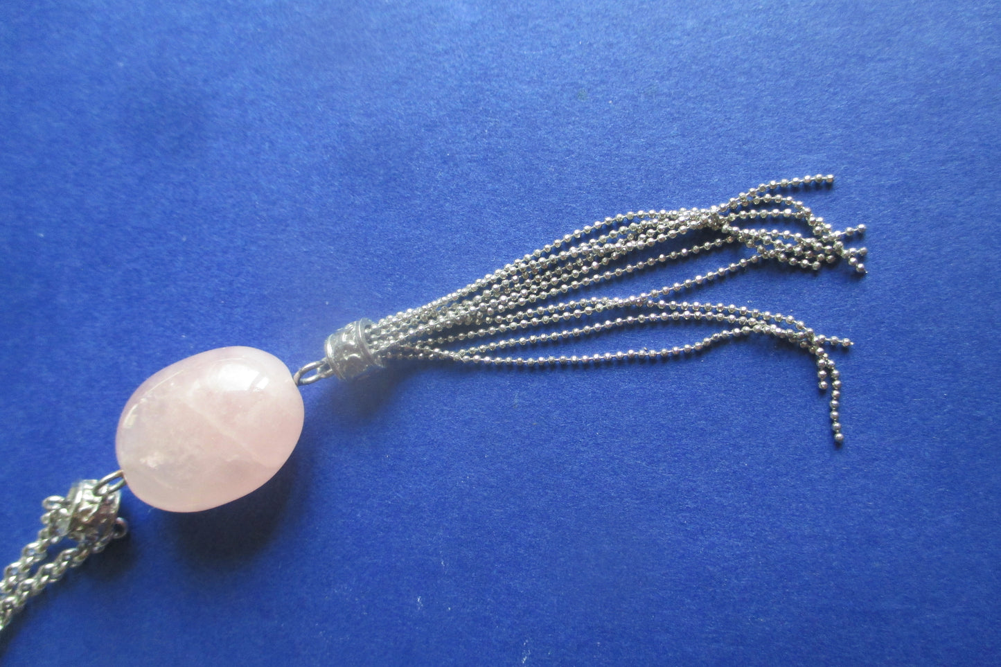 Pink stone pendant