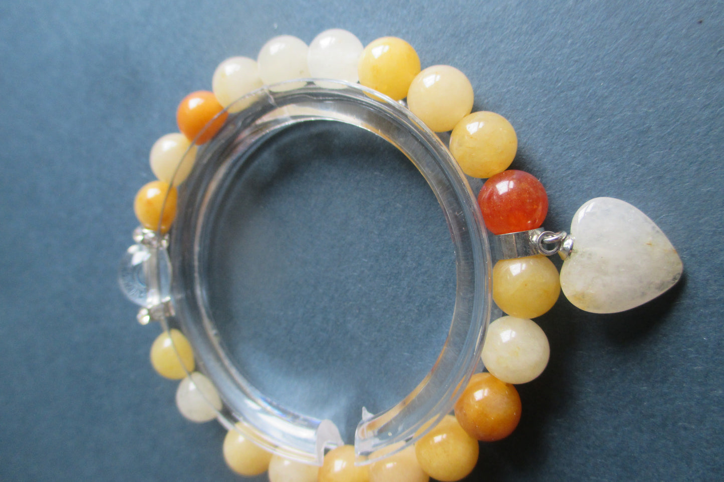Sandstone bracelet with heart
