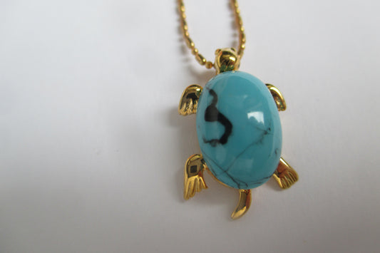 Turquoise Turtle pendant