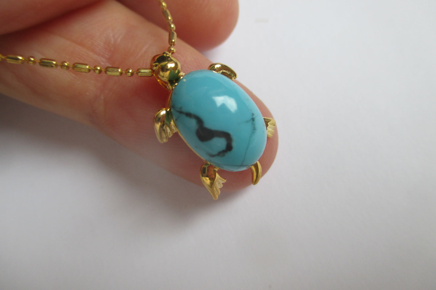 Turquoise Turtle pendant