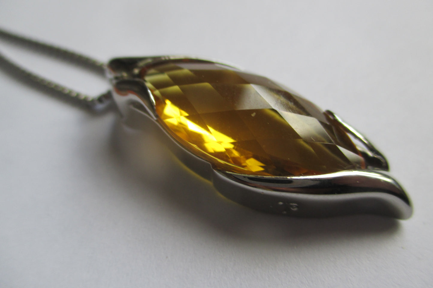 Art Nouveau Citrine pendant