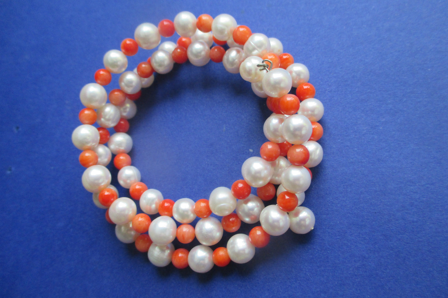 Pearl and Coral bracelet