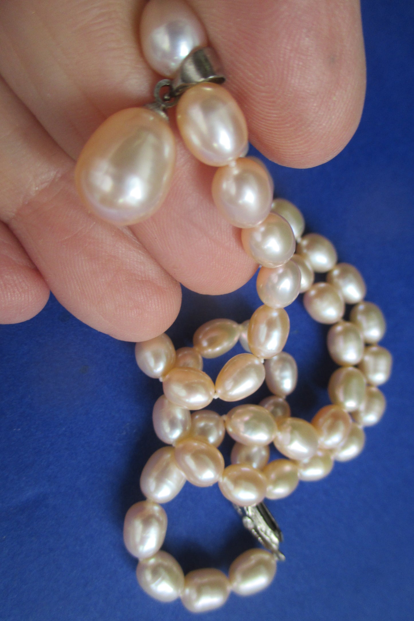 Pink pearl 16" necklace