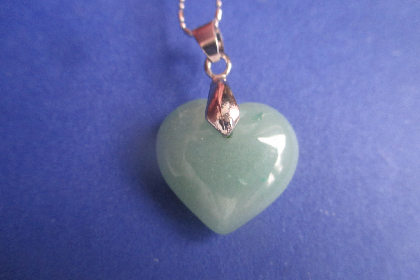 Jade heart pendant