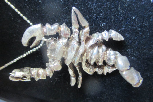 Silver Scorpion pendant