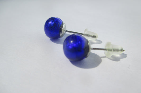 Venice glass STUD EARRINGS