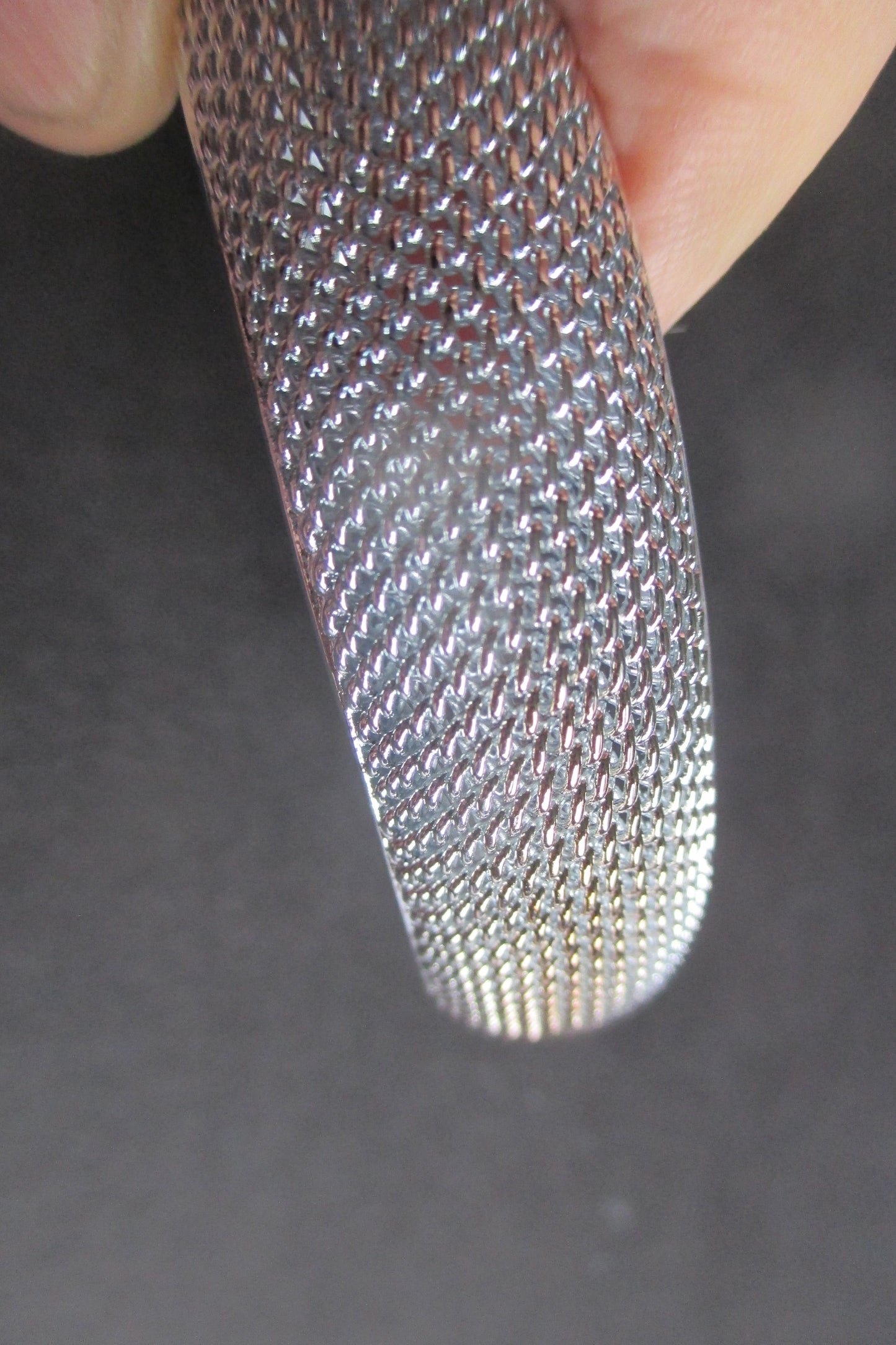 Mesh bracelet ( silver plated )