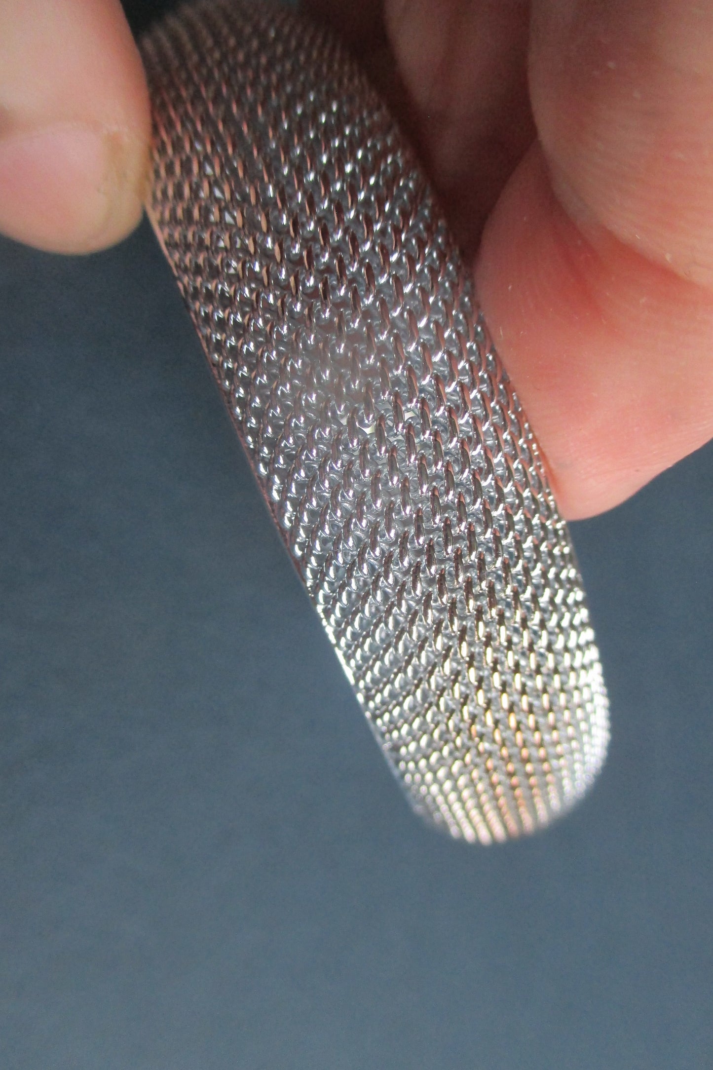 Mesh bracelet ( silver plated )