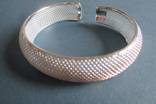 Mesh bracelet ( silver plated )