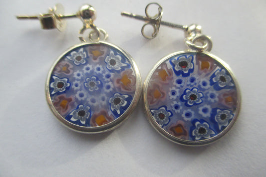 Venetian glass stud earrings