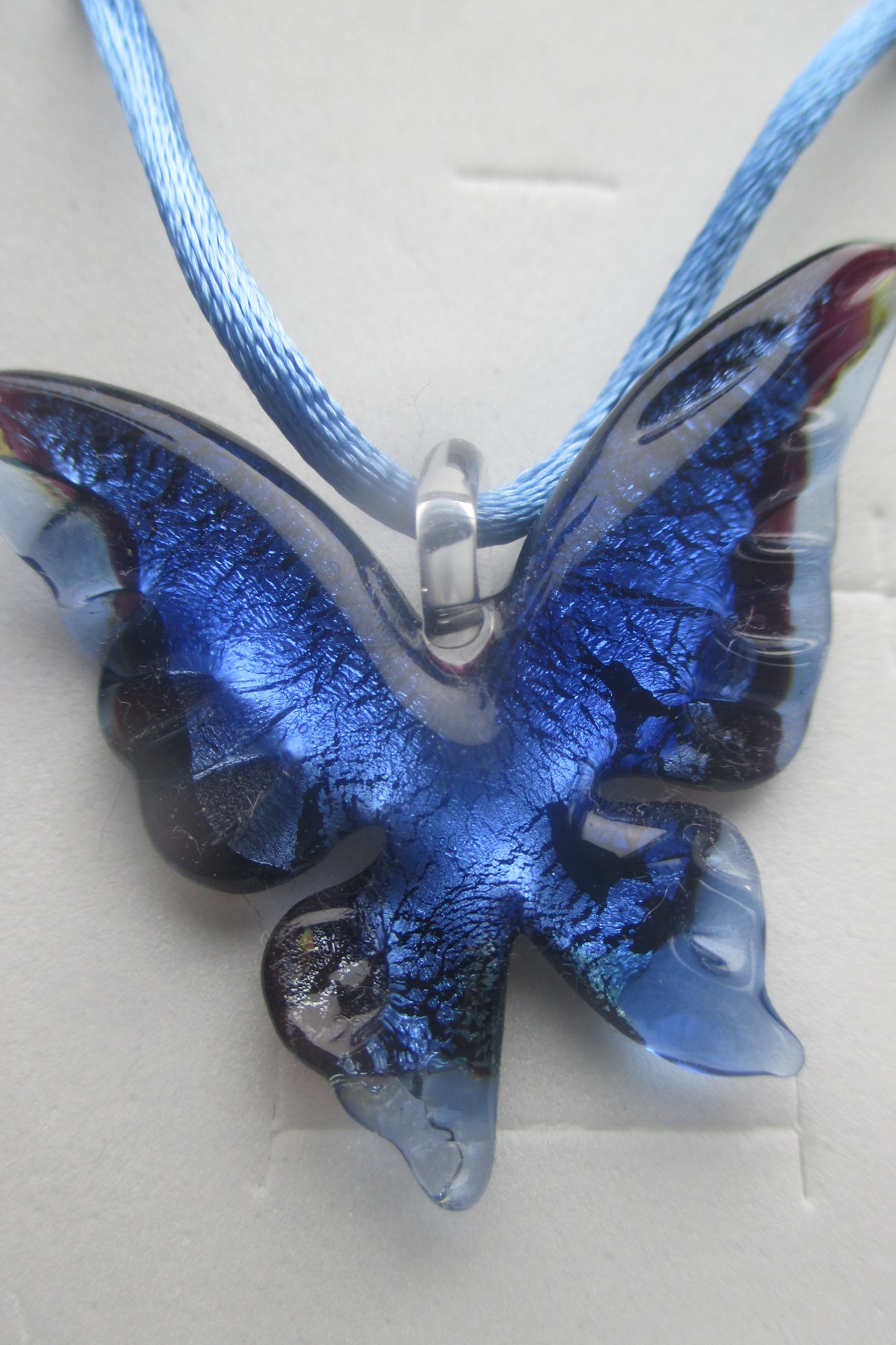 Venetian glass Butterfly pendant