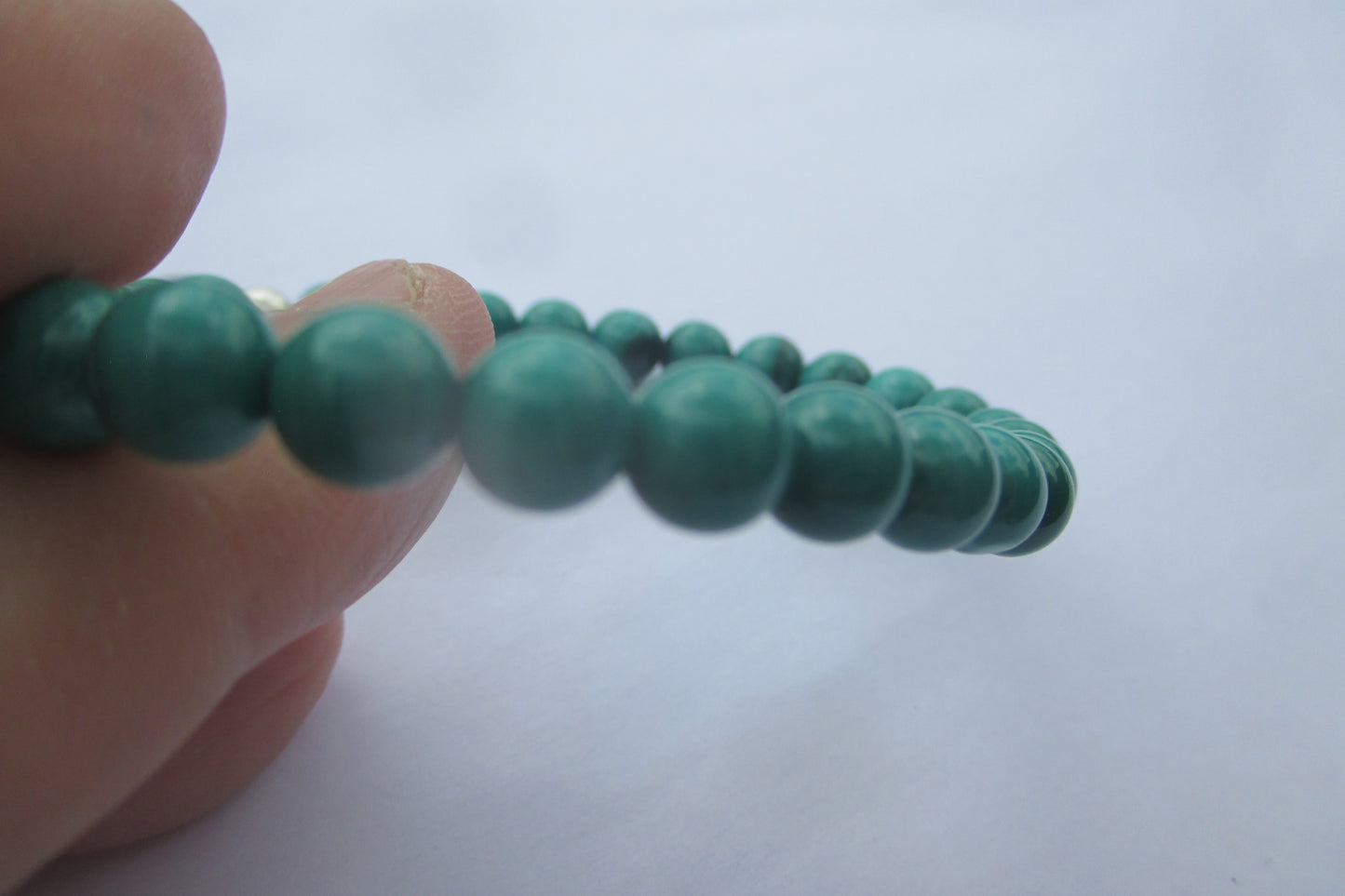 Green stone bracelet