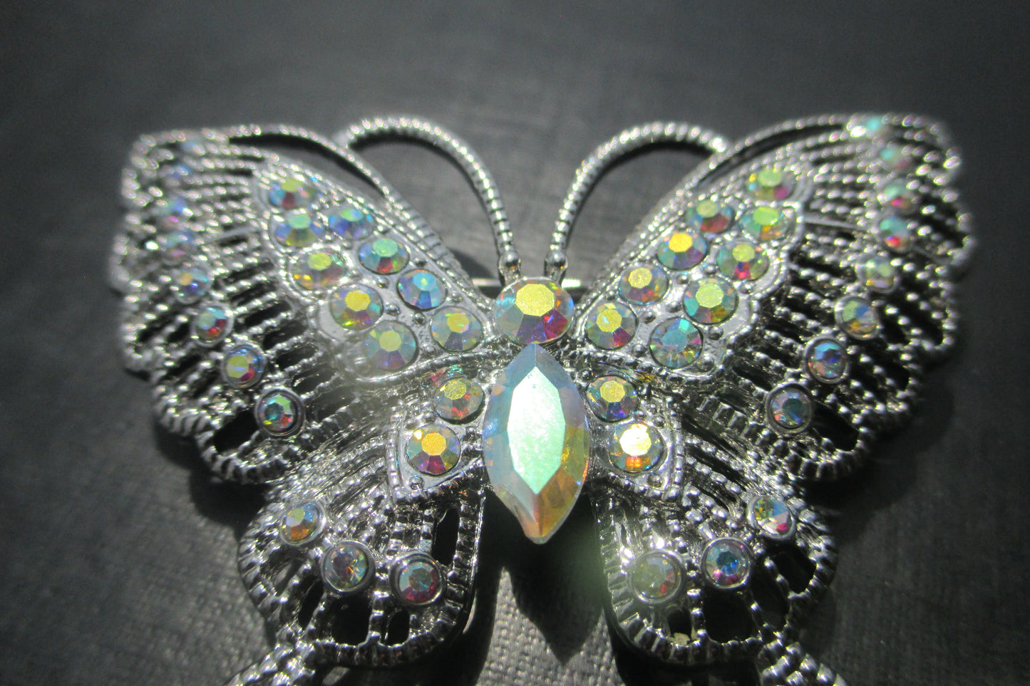 Butterfly crystal Broache