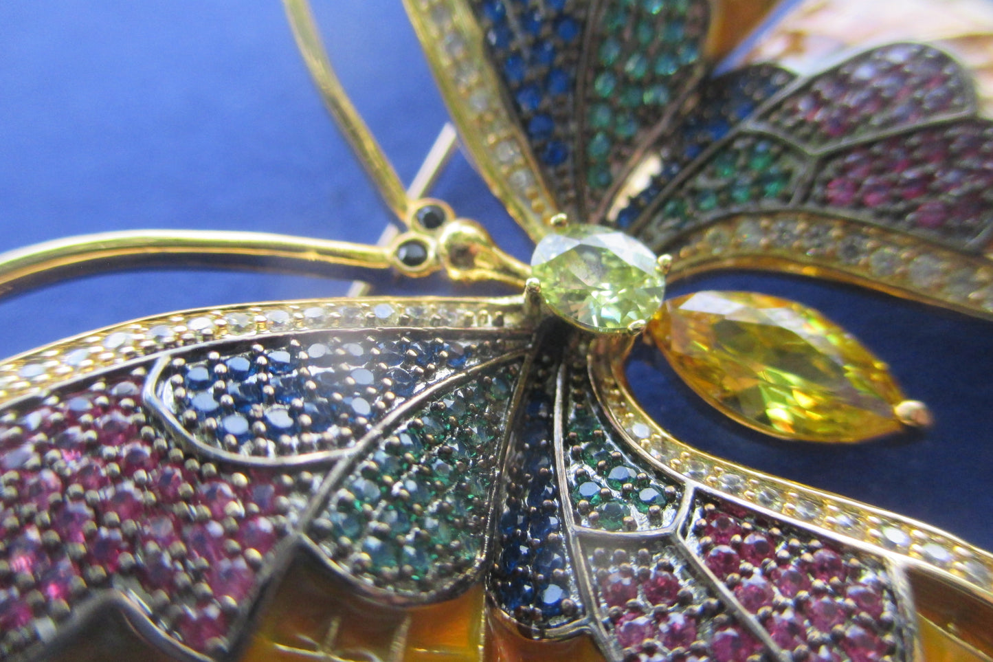 Enamel Butterfly broach