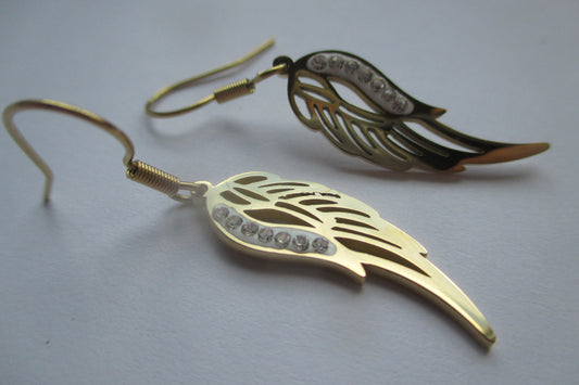 Wing hook earrings