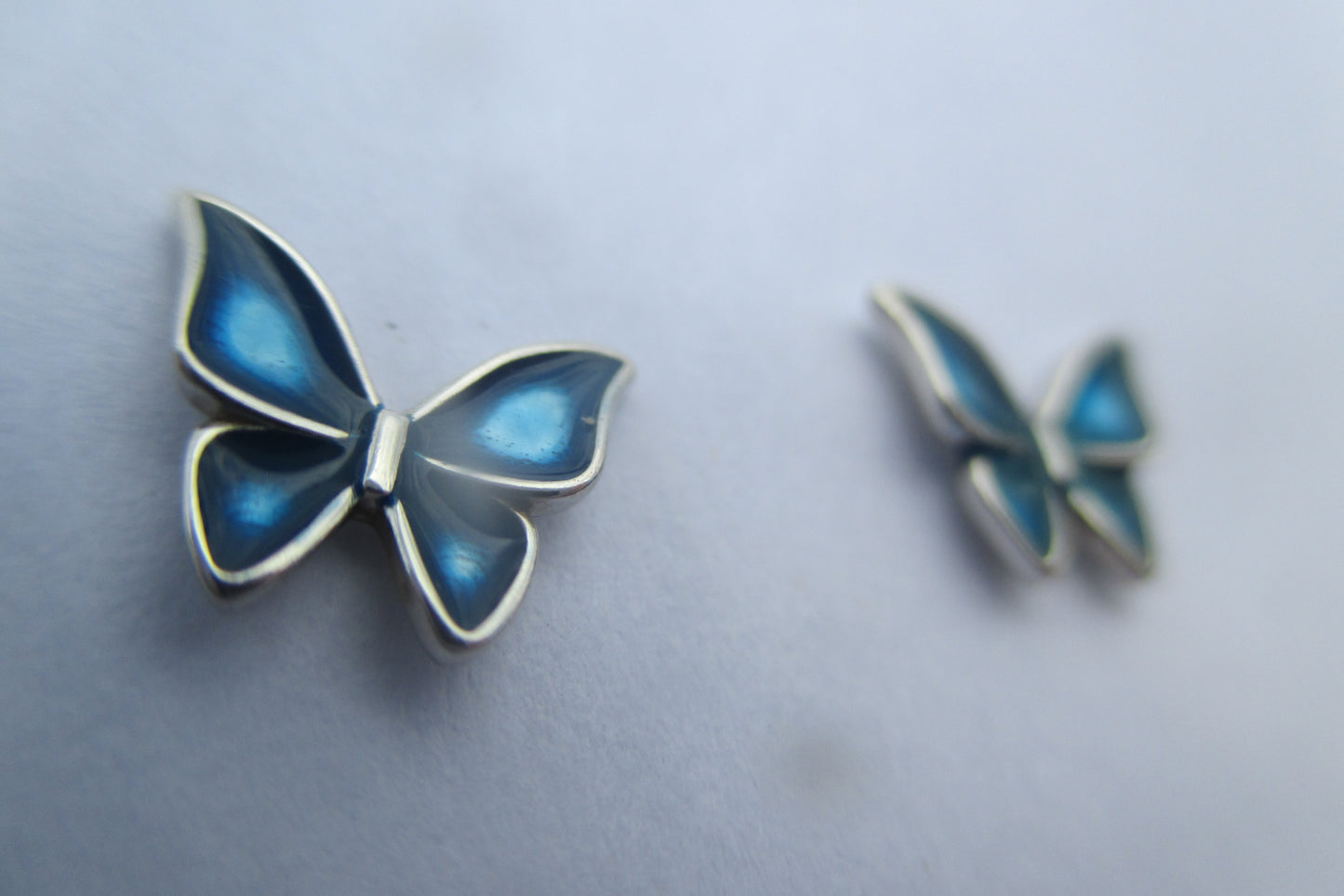 Butterfly ENAMEL stud earrings