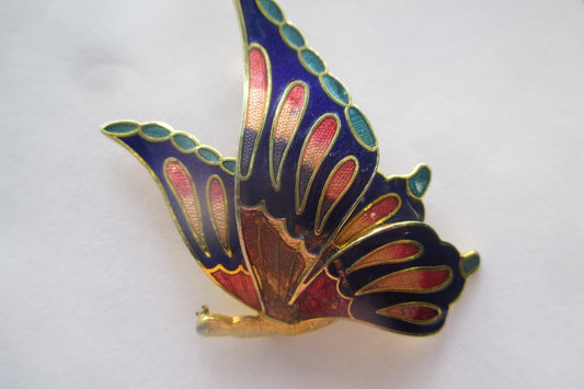 Enamel Butterfly broach