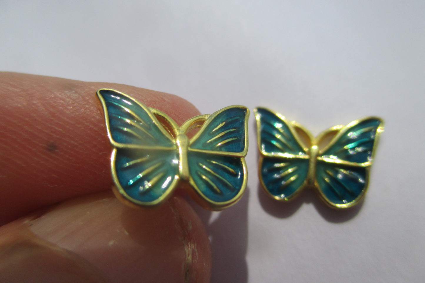 Butterfly ENAMEL stud earrings