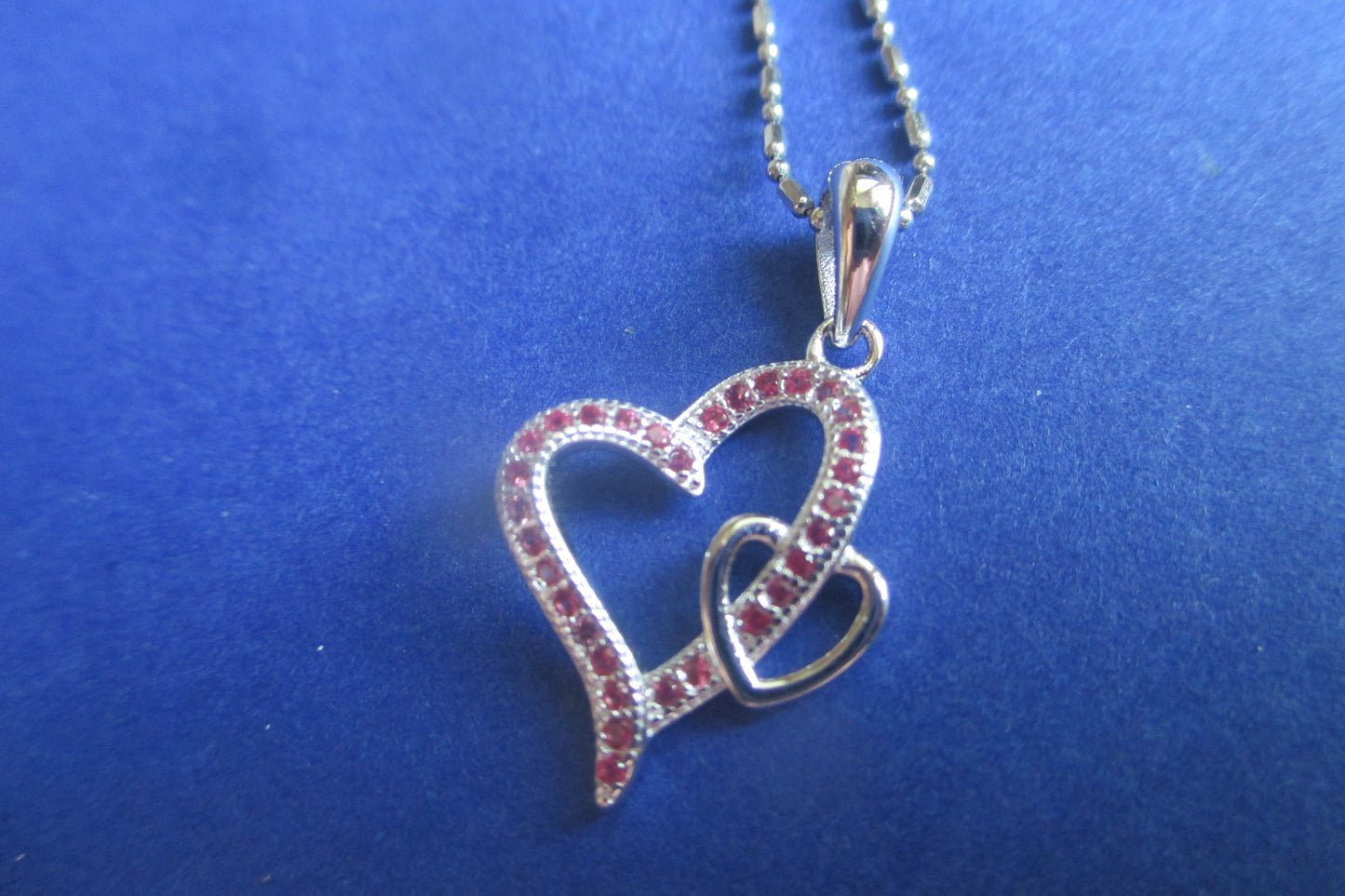 Silver heart pendant