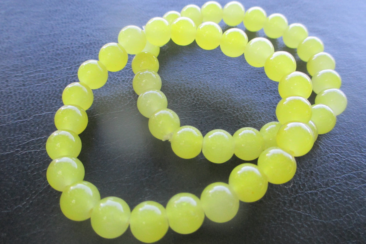 Lemon yellow stone bracelet