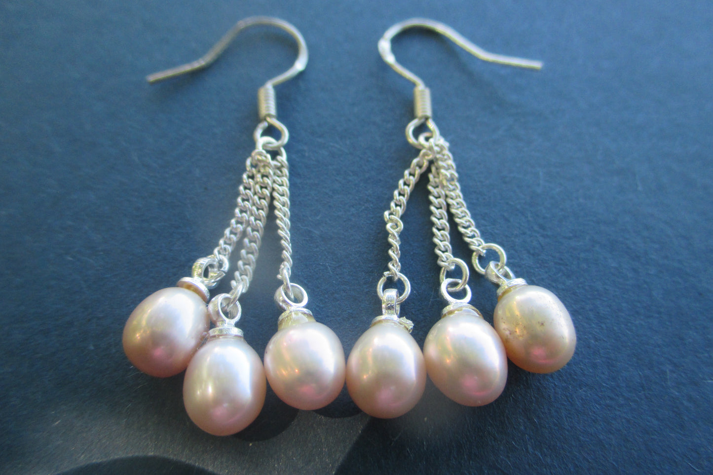 Pearl drop earrings