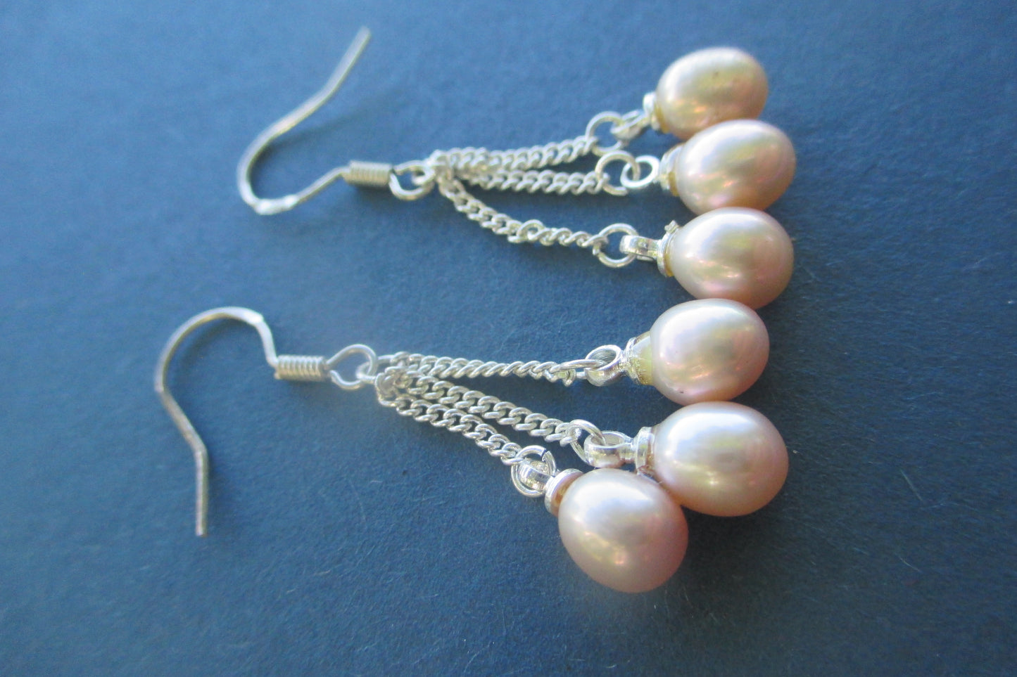 Pearl drop earrings