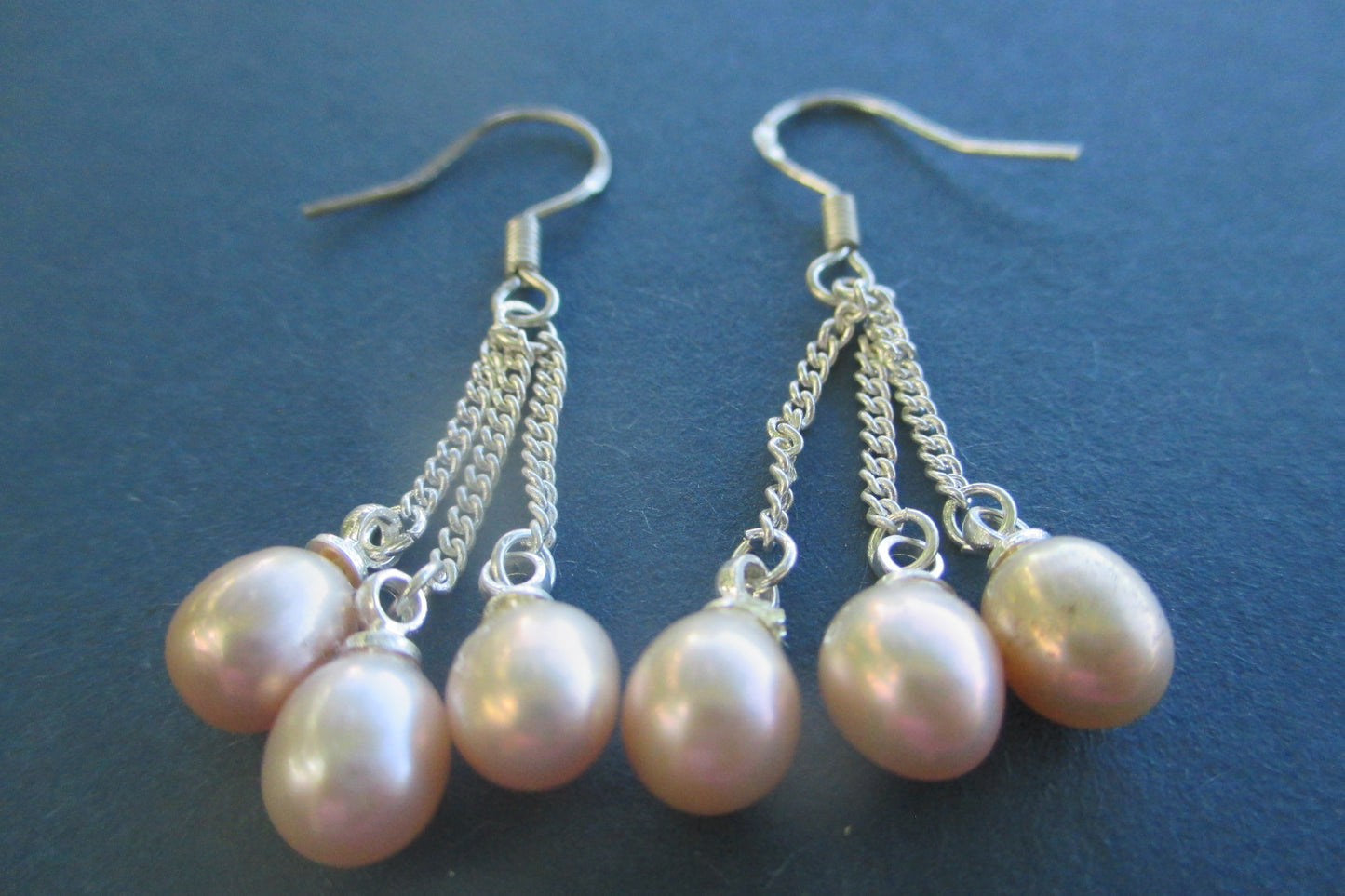 Pearl drop earrings