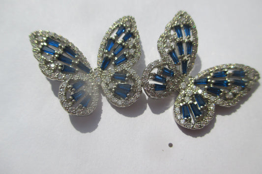 Butterfly stud earrings