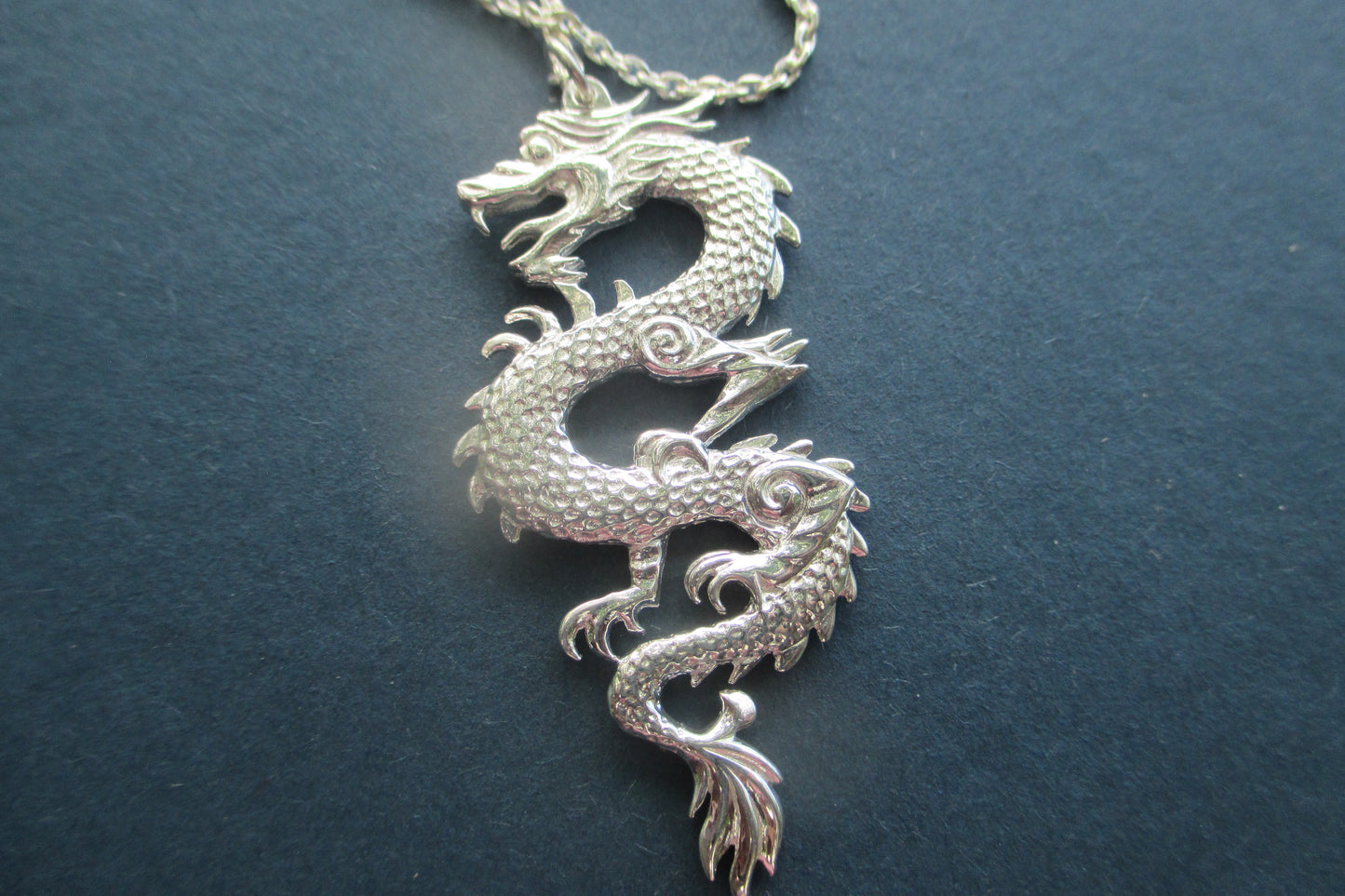 Silver Dragon pendant