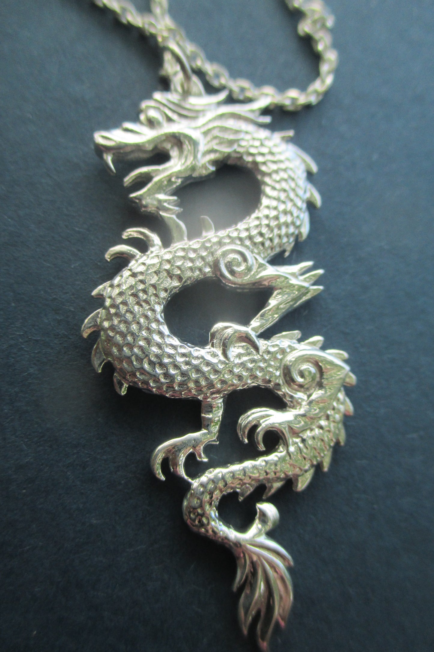 Silver Dragon pendant