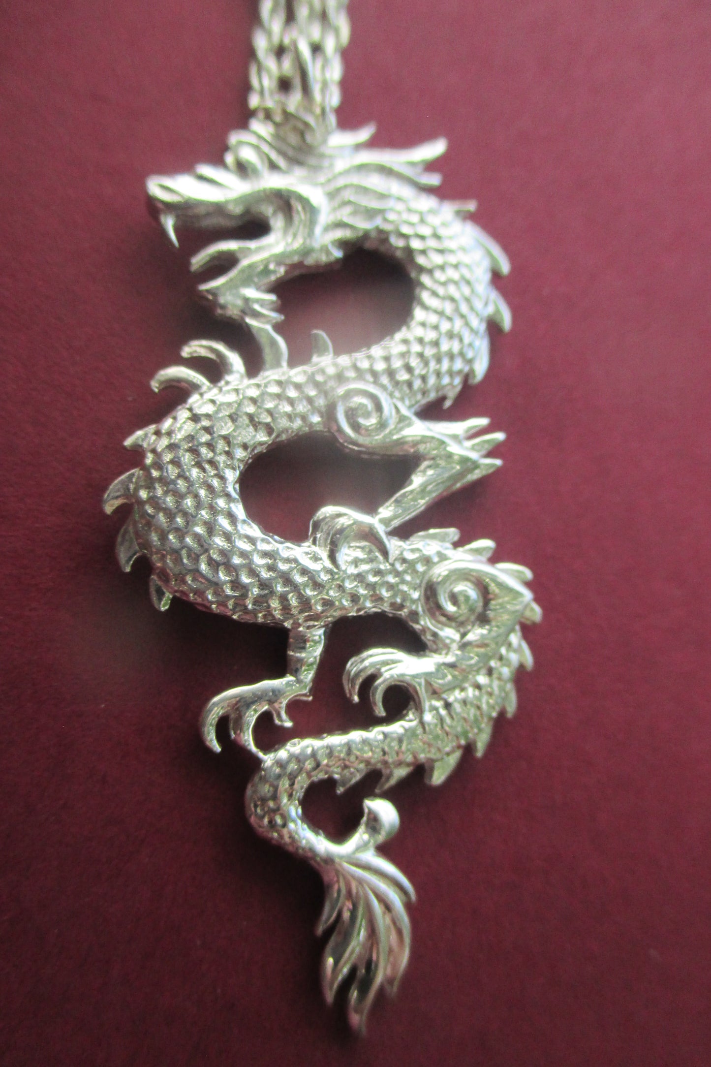 Silver Dragon pendant