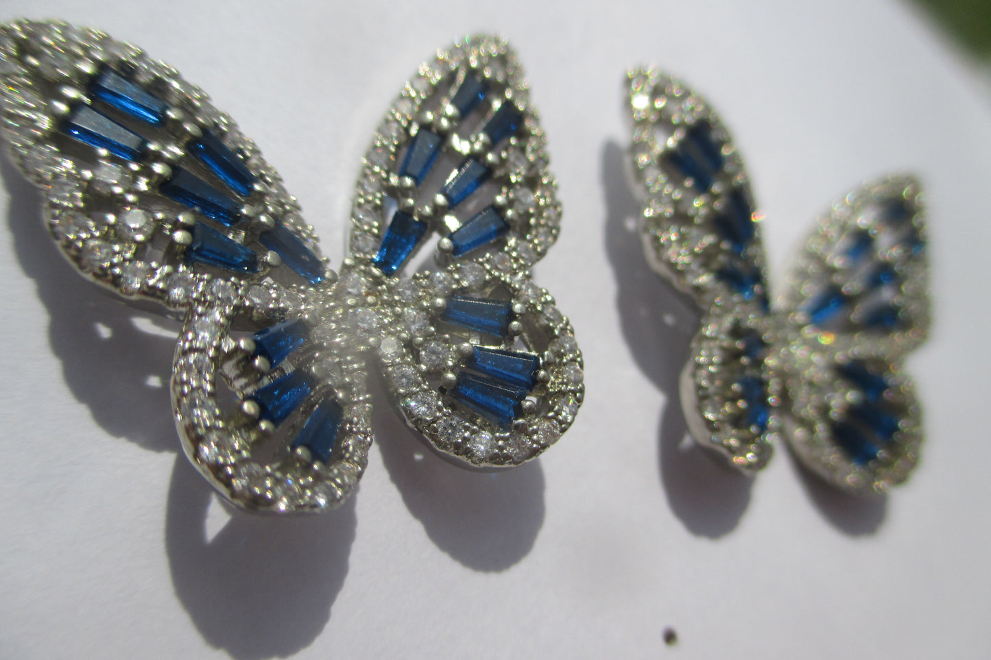 Butterfly stud earrings