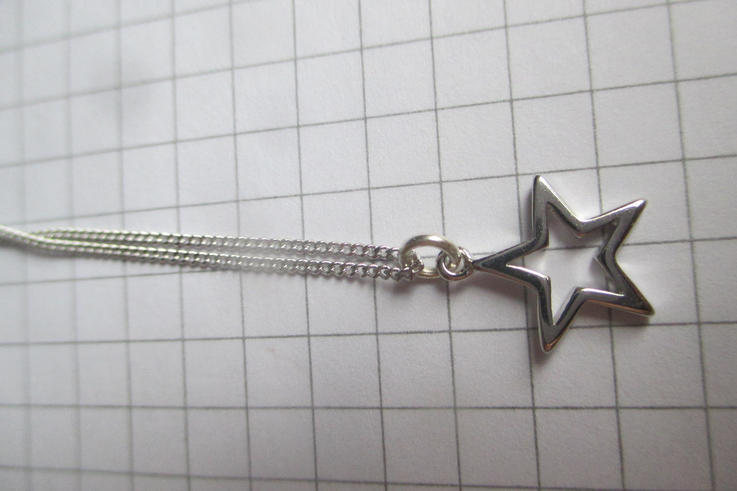 Silver star pendant