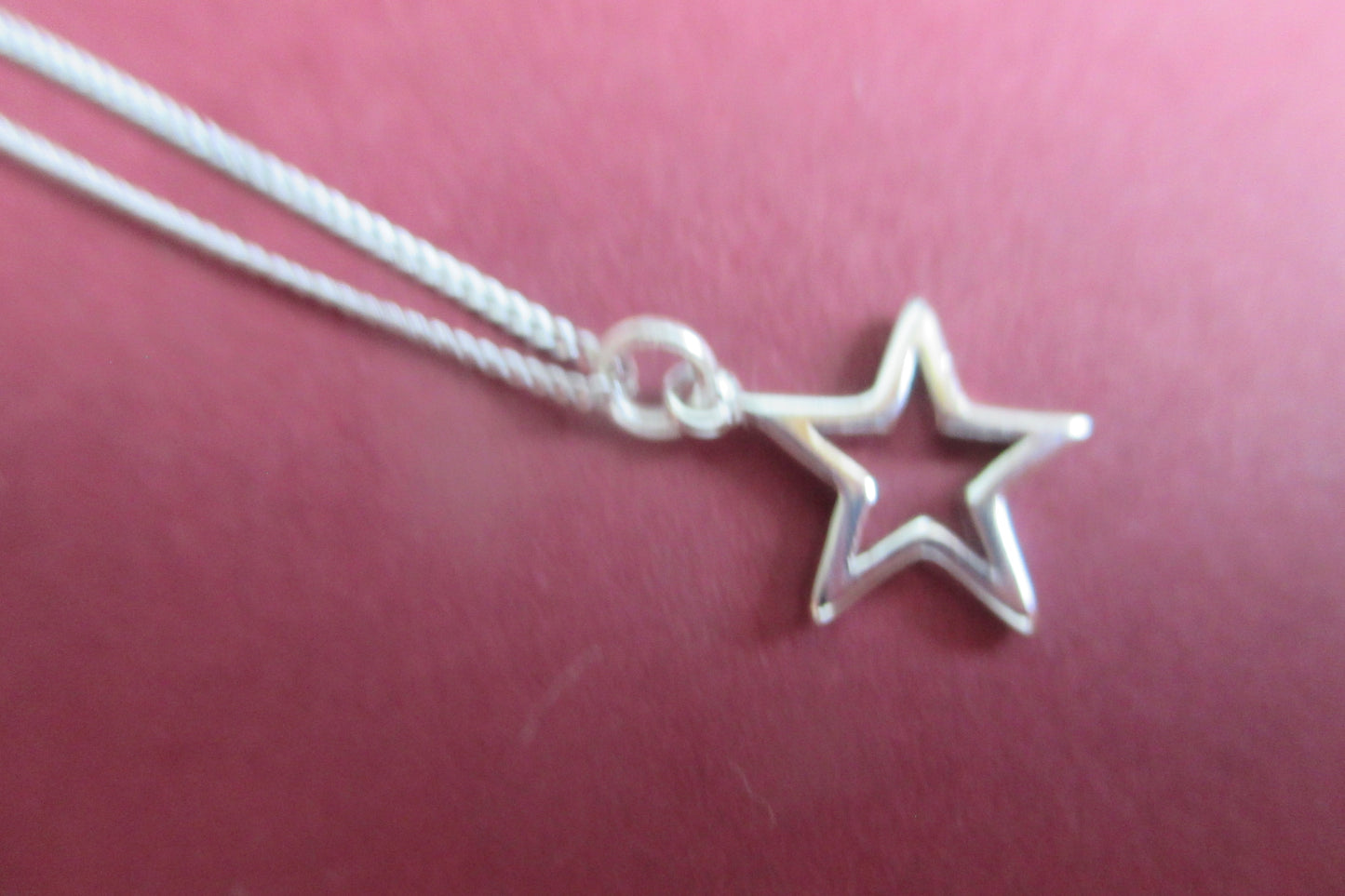 Silver star pendant