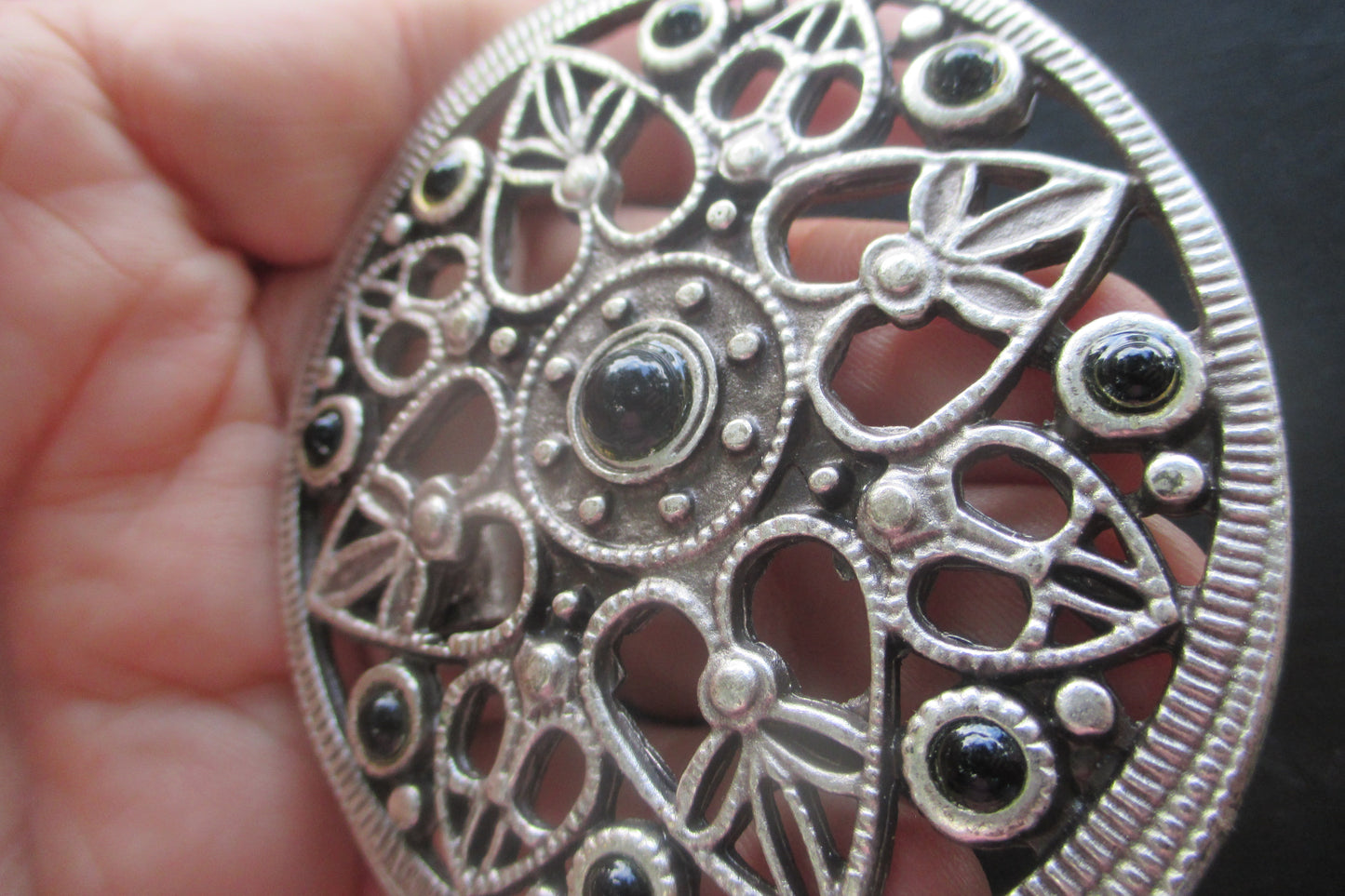 Gothic filigree Broach