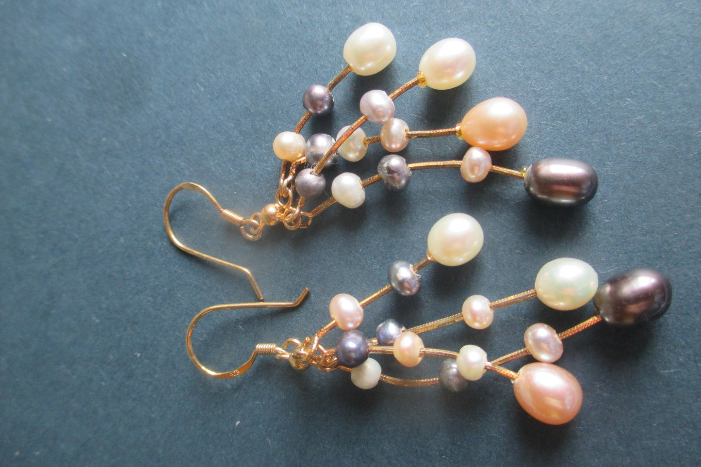 Pearl drop earrings