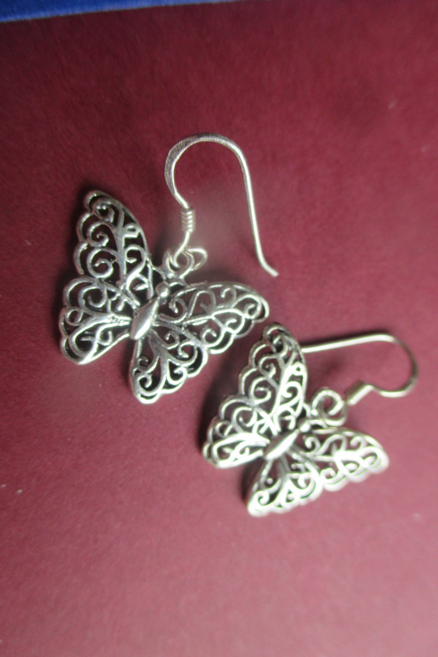 Butterfly hook earrings