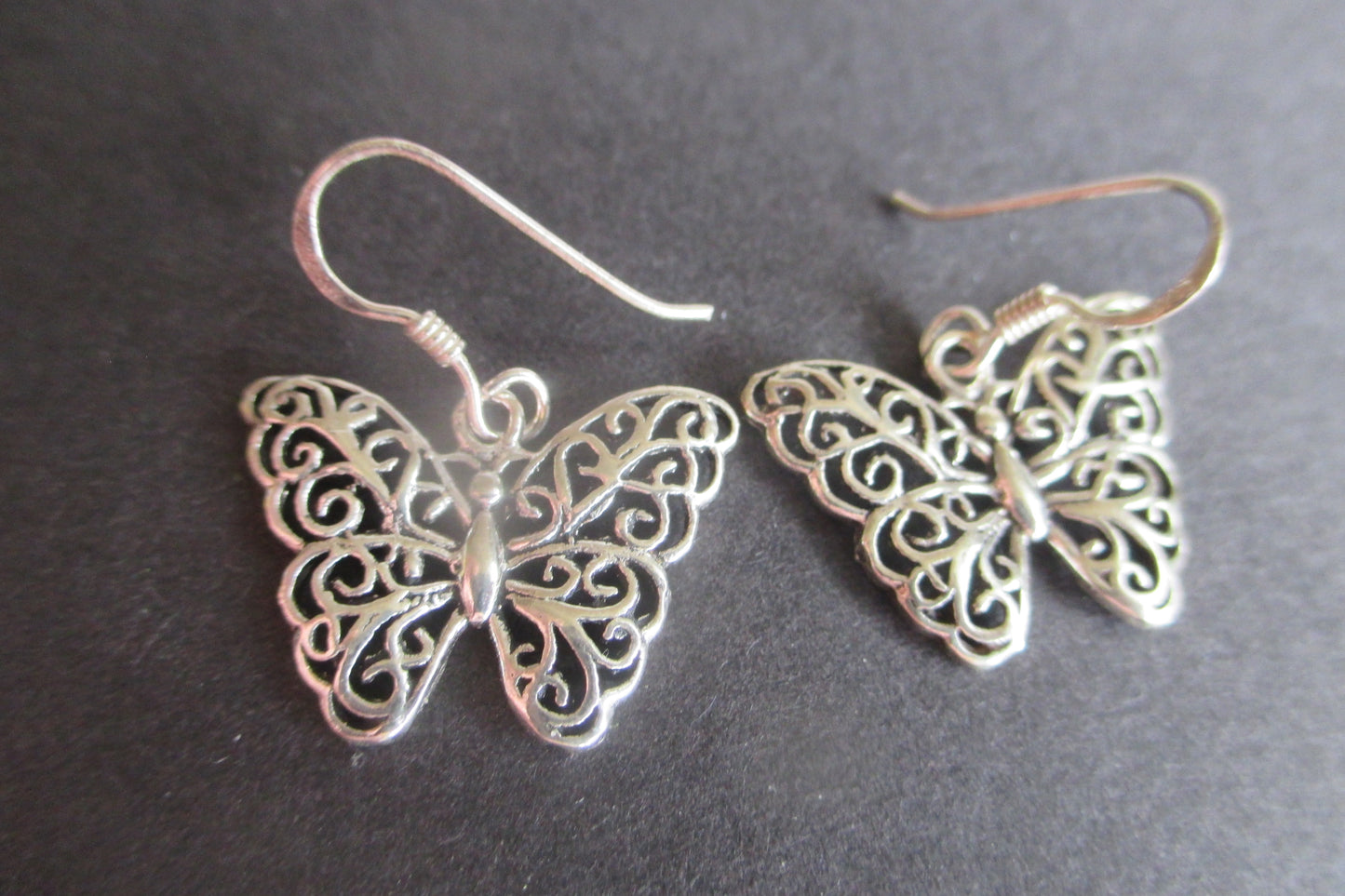 Butterfly hook earrings