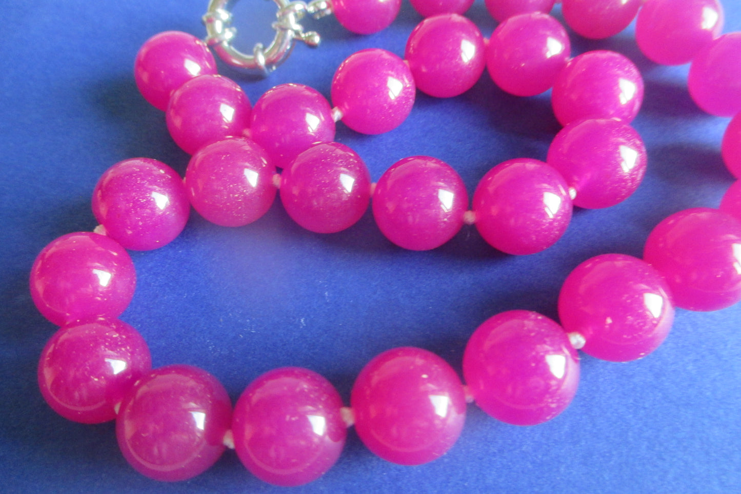 Rose Jade necklace 16 inch